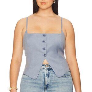 Good American Twill Suiting Camisole NWT